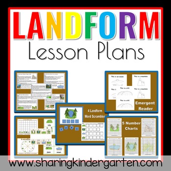 Preview of Landform Lesson Plans Plus