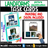 Landforms Picture Match | Geography | Social Studies Task 