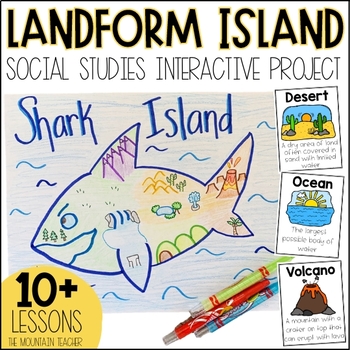 Preview of Landforms Project - Landform Island and Landforms and Body of Water Research