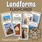 Geography Landforms Flash Cards