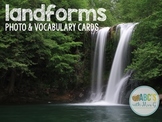 Landform Photo & Vocabulary Cards