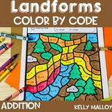 Landforms 1st 2nd Grade May Spring Coloring Pages Sheets A