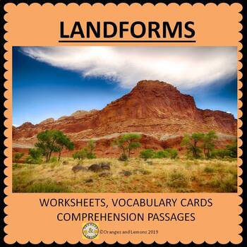 Preview of Landforms - characteristics and formation