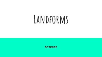 Preview of Landforms