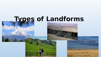 Landforms by Cheryl Smith | TPT