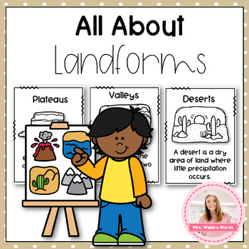 Preview of Landforms Worksheets and Activities Unit