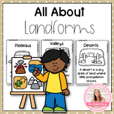 Landforms Worksheets and Activities Unit