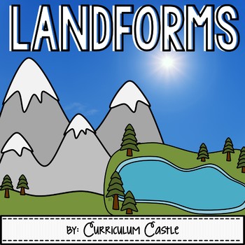 Preview of Landforms Activities & Printables