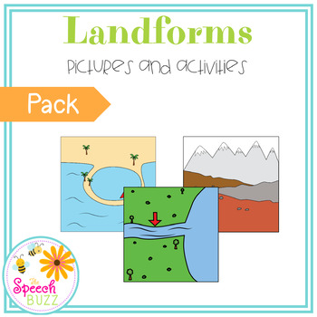 Preview of Landforms Activity Pack