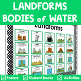 Landforms and Bodies of Water Posters Interactive Books Ga