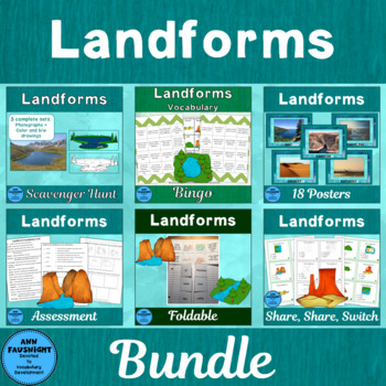 Preview of Landforms Bundle