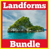Landforms Landscapes Activities 1st 2nd 3rd 4th Grade BUNDLE