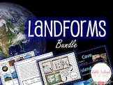 Landforms BUNDLE - Complete No Prep Unit and Presentation