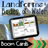 Landforms + Bodies of Water - Boom Cards/ Distance Learnin