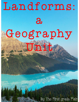 Preview of Geography Unit: Explore Landforms & Bodies of Water - Activities Galore!