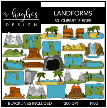 Preview of Landforms Clipart