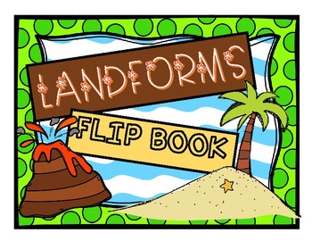 Preview of Landforms Flip Book