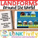 Landforms LINKtivity -Volcanoes, Canyons, Mountains, Plain