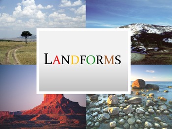 Preview of Landforms Lesson Presentation
