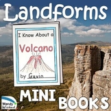 Landforms Mini Books for 2nd Grade Science