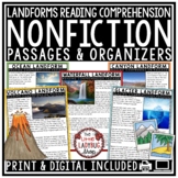 Landforms Nonfiction Reading Comprehension Passages and Qu