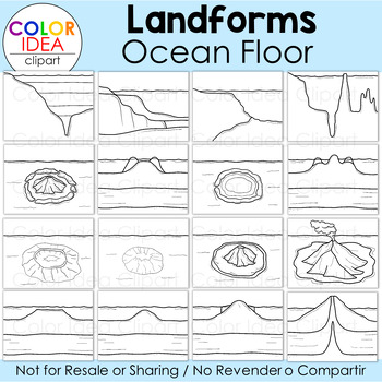 ocean floor coloring page