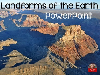 Landform Powerpoint Worksheets Teaching Resources Tpt