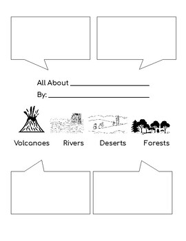 Preview of Landforms Research Preplanning and Publishing Template