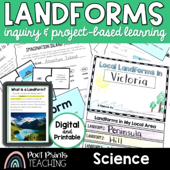 Preview of Landforms Science Unit