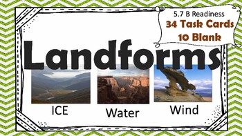 Preview of Landforms Task Cards