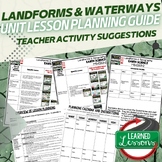 Landforms & Topography Lesson Plan Guide for NGSS Science,