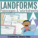 Landform Activities - Worksheets and Reading -  2nd and 3r