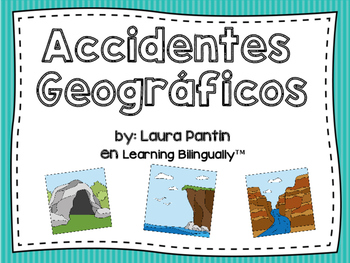 Preview of Landforms Unit in Spanish