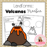 Landforms Worksheets and Activities Unit (Volcanos Freebie)