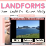 Landforms and Bodies of Water Boom Digital Cards Activity