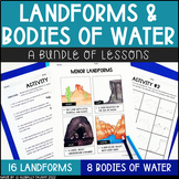 Landforms and Bodies of Water Lessons and Activities - Ele