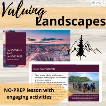 Preview of Landforms and Landscapes: Valuing Landscapes
