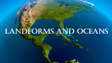 Landforms and Oceans PowerPoint and Student Notes