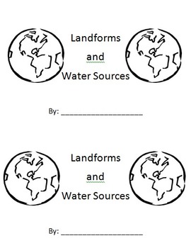 Preview of Landforms and Water Sources