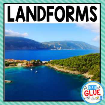 Preview of Landforms & Bodies of Water | Lessons & Activities for Kindergarten - 2nd Grade