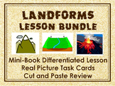 Landforms bundle: Mini- Book Lesson, Real Picture Task Car