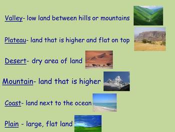 Landforms for Activboard by Stacey Michelle | TPT