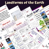 Landforms of the Earth: 12 Types of Resources: Editable
