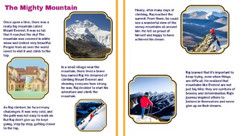 Preview of Landforms of the Earth: 5 Short Stories Activity Pack