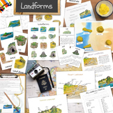 Landforms unit: learning activities for kids, classroom po