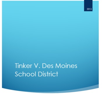 Preview of Landmark Cases of the US : Tinker V. Des Moines