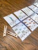 Landmark Count & Clip Cards 1-20- BUNDLE Montessori- Fine 