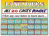 Landmark Supreme Court Cases - 20-CASE BUNDLE (PPTs, hando