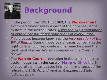 Landmark Supreme Court Cases - Mapp v. Ohio by Alta's Place | TPT