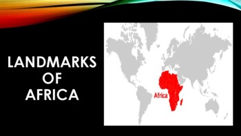Preview of Landmarks of Africa PowerPoint